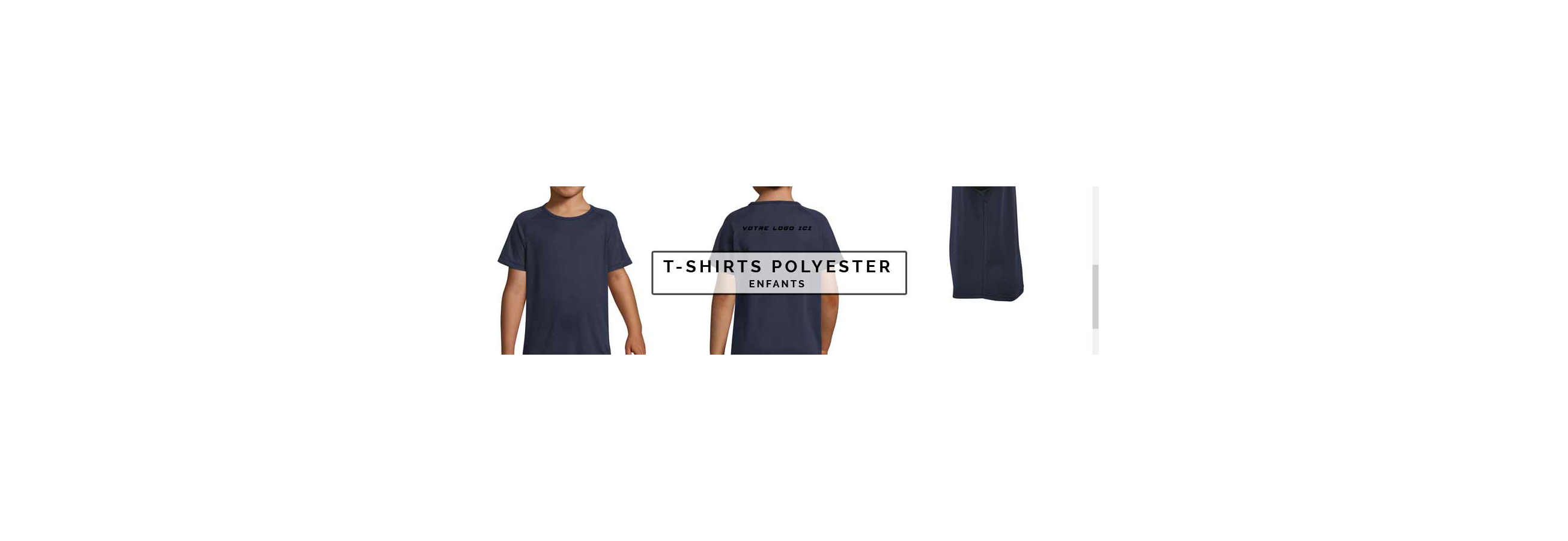 T-Shirts Polyester Personnalisables Enfants